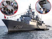 Türk savaş gemileri, vatandaşların ziyaretine açıldı