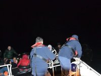 30 göçmen, Sahil Güvenlik uçağından kaçamadı