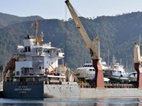 Lüks yatlar, 'Vectis Osprey Douglas' kargo gemisi ile sahiplerine gönderildi