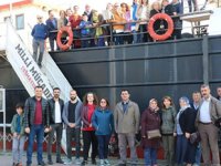 Bandırma Gemi Müzesi'nde ara tatil yoğunluğu yaşanıyor