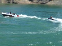 Uzunçayır Baraj Gölü su sporları merkezine dönüştü