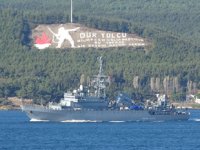 'Ivan Khurs' isimli Rus keşif gemisi, Çanakkale Boğazı’ndan geçti