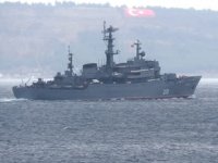 'Perekop' isimli Rus savaş gemisi, Çanakkale Boğazı'ndan geçti