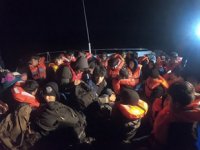 Ayvalık’ta 35 düzensiz göçmen yakalandı