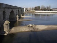 Meriç'in su seviyesi düşünce tarihi köprünün ayakları günyüzüne çıktı