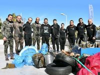 Bodrum'un mavi suları gönüllü dalgıçlara emanet