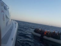 Didim açıklarında 53 sığınmacı karaya çıkarıldı