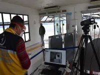 Muğla deniz sınır kapısında koronavirüs önlemi