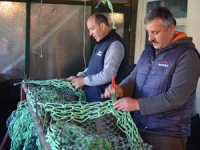 Balıkçılar ağ tadilat mesaisine girdi