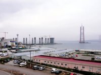 1915 Çanakkale Köprüsü hızla yükseliyor