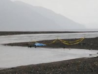 Balık tutarken üzerine yıldırım düştü