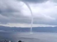 Bodrum’da hortum meydana geldi