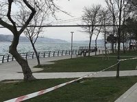 Üsküdar sahilinde yasağa uymayan balıkçılar için şeritli önlem alındı