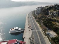 Sokağa çıkma yasağı ile Bebek sahil ve çevresi boş kaldı