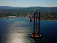 Çanakkale Boğaz Köprüsü’nün ayakları 250 metreye ulaştı