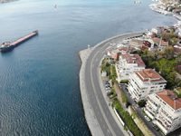 4 günlük sokağa çıkma kısıtlamasıyla Bebek sahili boş kaldı