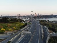 15 Temmuz Şehitler Köprüsü 4 günlük sokağa çıkma kısıtlamasıyla boş kaldı