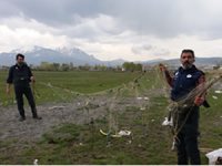 Kaçak avcıları koronavirüs bile durduramıyor