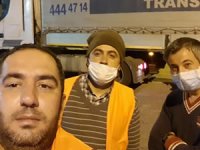 İtalya'ya giden TIR şoförleri yurda dönmeyi bekliyor