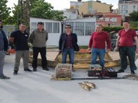 Elektro şok cihazıyla balık avlayanlara baskın
