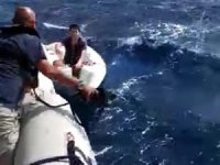 İzmir’de denizin ortasında can pazarı