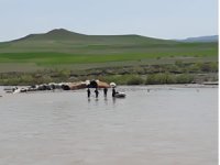 Aras nehrine düşen şahsın cesedine ulaşıldı