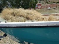 Karamık Gölü'nde kaçak ağ ele geçirildi