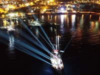 Atatürk yelkenli teknesinden görsel şölen