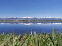 Eriyen karlar, Erzurum Ovası'nı göle dönüştürdü