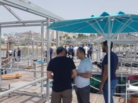 Alanya Belediyesi iskeledeki kaçak yapıyı yıktı