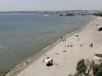 Büyükçekmece’de vatandaşlar plajlara koştu