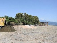 Karaot Plajı'nda çalışmalar başladı