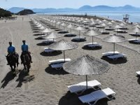 Muğla'nın ünlü plajlarında 'dört nala' güvenlik