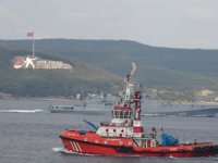 Rus savaş gemisi 'Admiral Grigorovich' Çanakkale Boğazı'ndan geçti