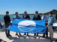 Balıkesir’in mavi bayrakları Ayvalık’tan göndere çekildi