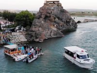 Kırıkkale Çeşnigir Köprüsü Kanyonu'nda tekne turu başladı