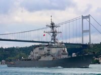 ABD savaş gemisi USS PORTER, İstanbul Boğazı'ndan geçerek Karadeniz'e açıldı
