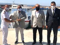 Ege Deniz Bölge Komutanı Serkan Tezel, İMEAK DTO Aliağa Şubesi’ni ziyaret etti