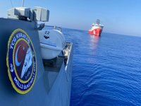 Araştırma ve sondaj gemilerine Türk Deniz Kuvvetleri refakat ediyor