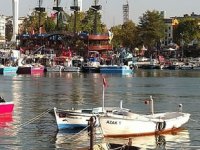 Akçakoca'da balıkçılar poyraz nedeniyle limana sığındı