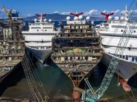 3 adet kruvaziyer gemisi daha söküm için Aliağa’ya gelecek