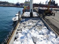 ‘Lord-1’ isimli gemide 38 ton kaçak tütün ele geçirildi