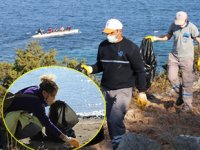 Ünlü sanatçılar Zeynep Casalini ve Erkan Oğur Bodrum’da çevre temizliğine katıldı