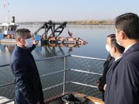 Mogan Gölü'nde temizlik çalışması yeniden başladı