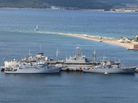 NATO’ya bağlı gemiler, Çanakkale'ye liman ziyareti gerçekleştirdi