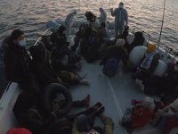 İzmir’de 44 düzensiz göçmen kurtarıldı
