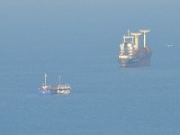 'Hesen M' ve 'Cansel' isimli kuru yük gemileri, Kuşadası’nda çatıştı