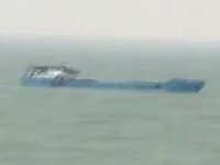 Khor Abdullah Kanalı'nda demir yüklü Turan isimli İran gemisi battı