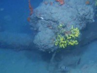 Foça açıklarında savaş gemisi batığı bulundu