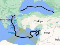Mavi Vatan haritası Google'da yayınlandı